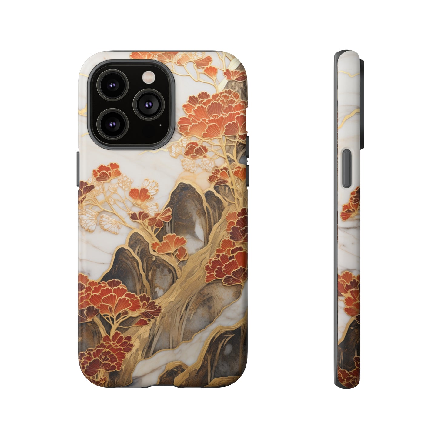 Chiyogami Floral Tough iPhone Case Galaxy S23 S22 S21 S20 Plus Ultra | Iphone 14 13 12 11 8 Pro Max Mini | Pixel 7 6 Pro 5 | Japanese Boho