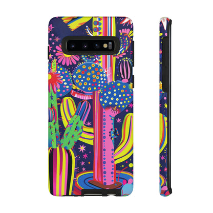 Retro 1960s Psychedelic Cactus Flowers Phone Case