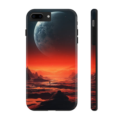 Space Alien Planets Tough iPhone Case | Explore Extraterrestrial Worlds with Futuristic Design and Reliable Protection