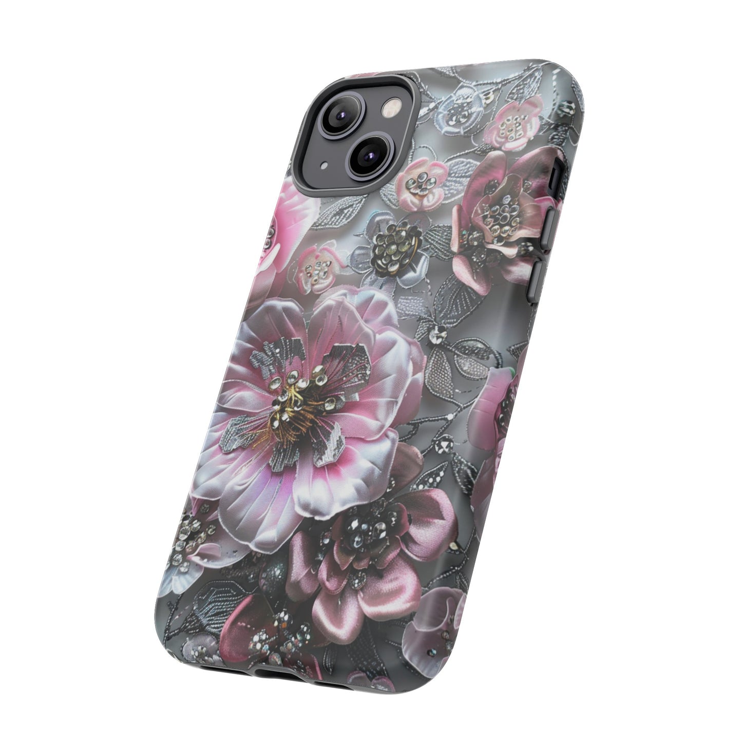 Coquette Aesthetic Floral Art iPhone 15 Case