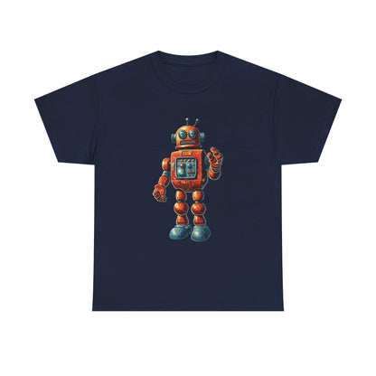 Cute Vintage 60s Robot Toy Sci Fi T Shirt Retro Space Nerd Tee