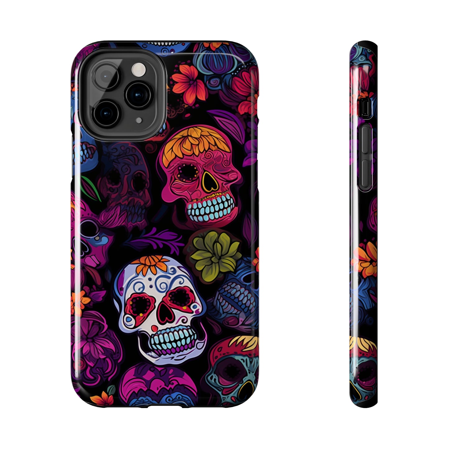 Sugar Skull iPhone Case | Day of the Dead Inspired Design for Halloween