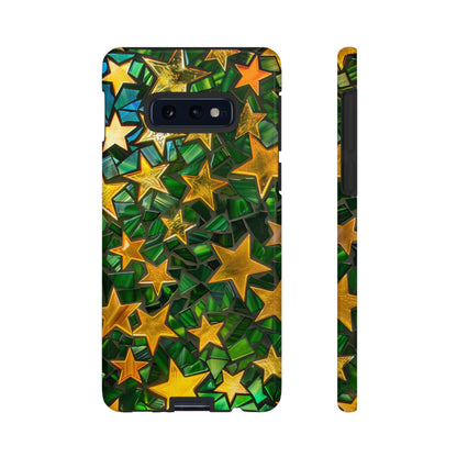 Green Celestial Stained Glass Mosaic Phone Case