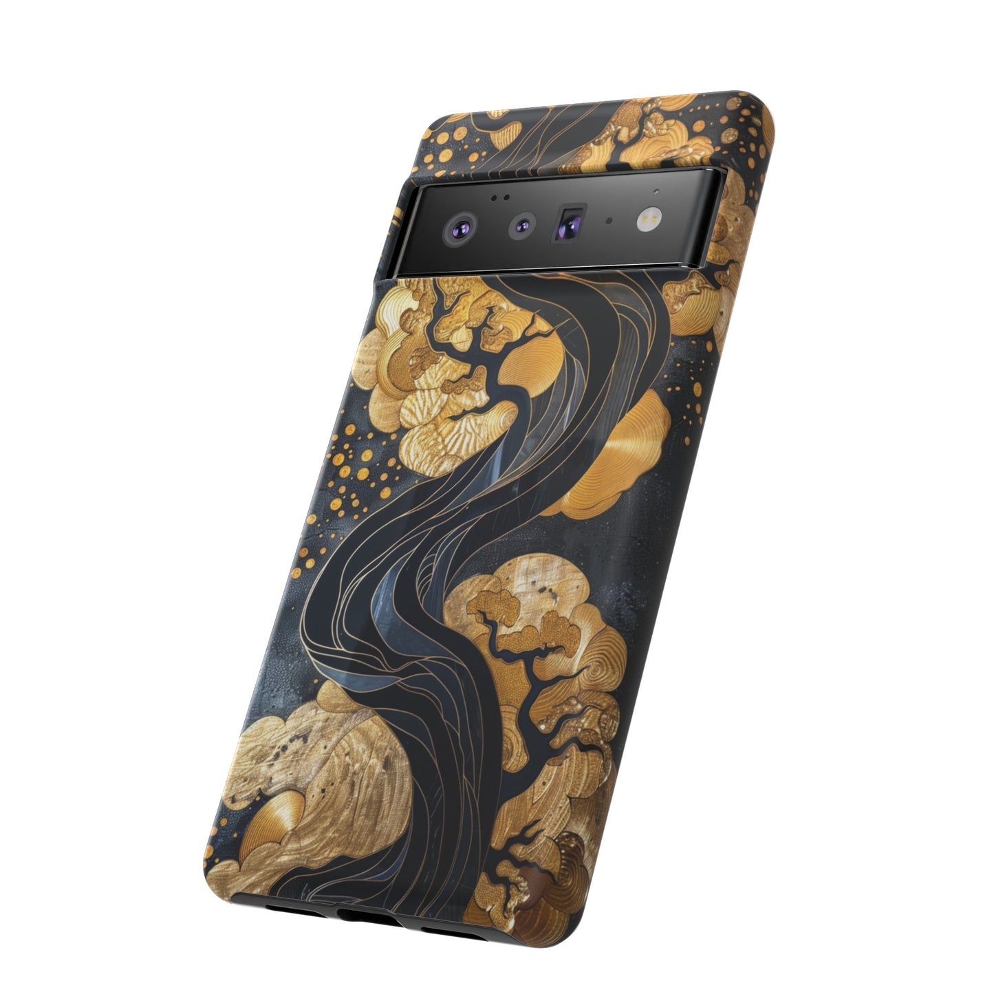 Gold and Silver Tree of Life Design Phone Case