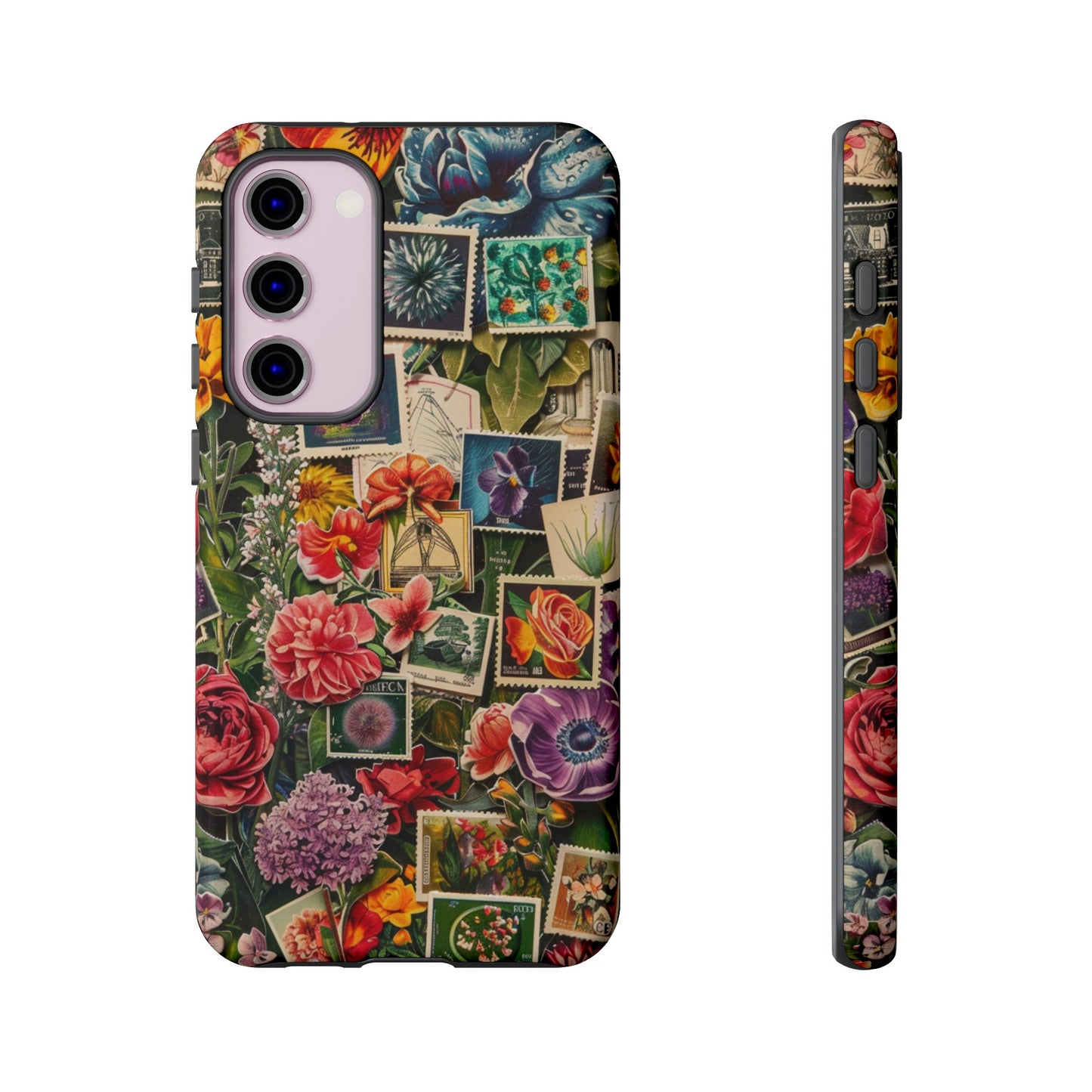 Vintage Floral Stamps Phone Case