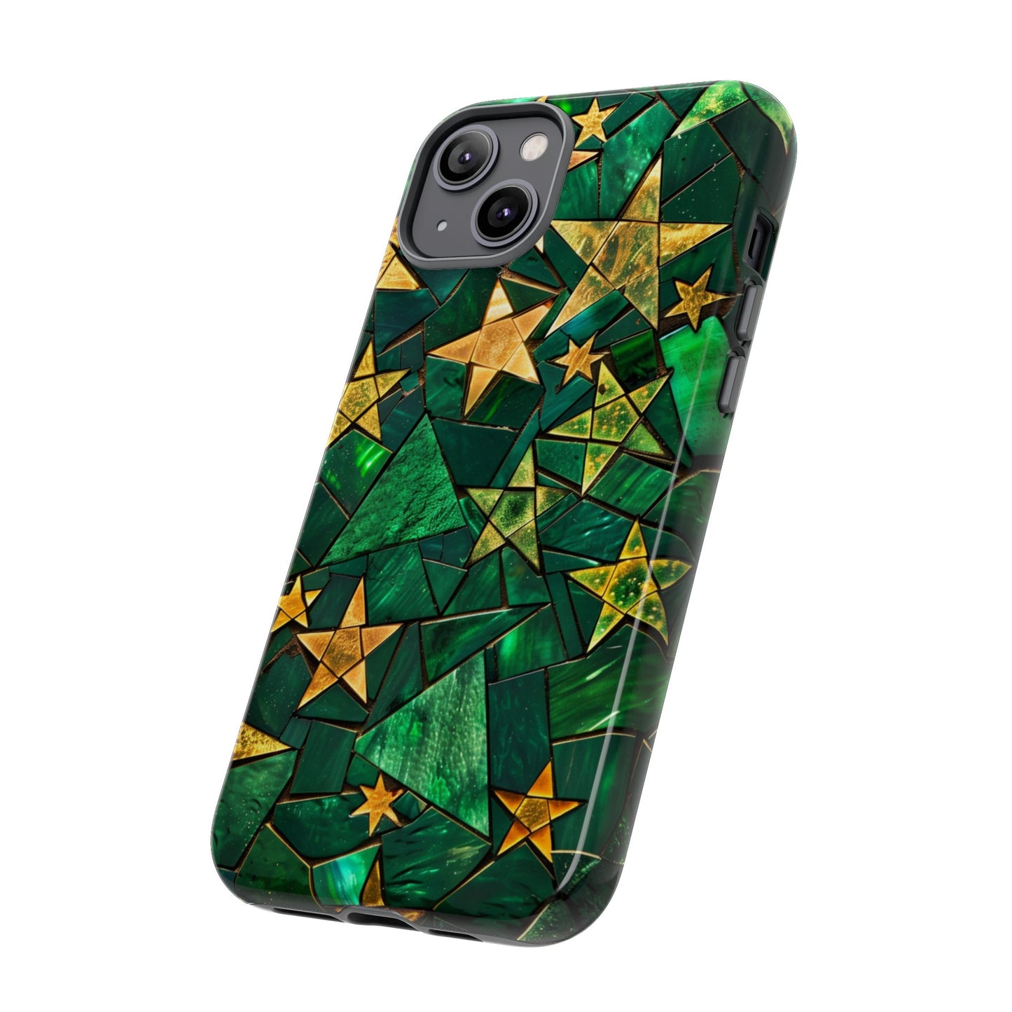 Green Celestial Stained Glass Mosaic Phone Case