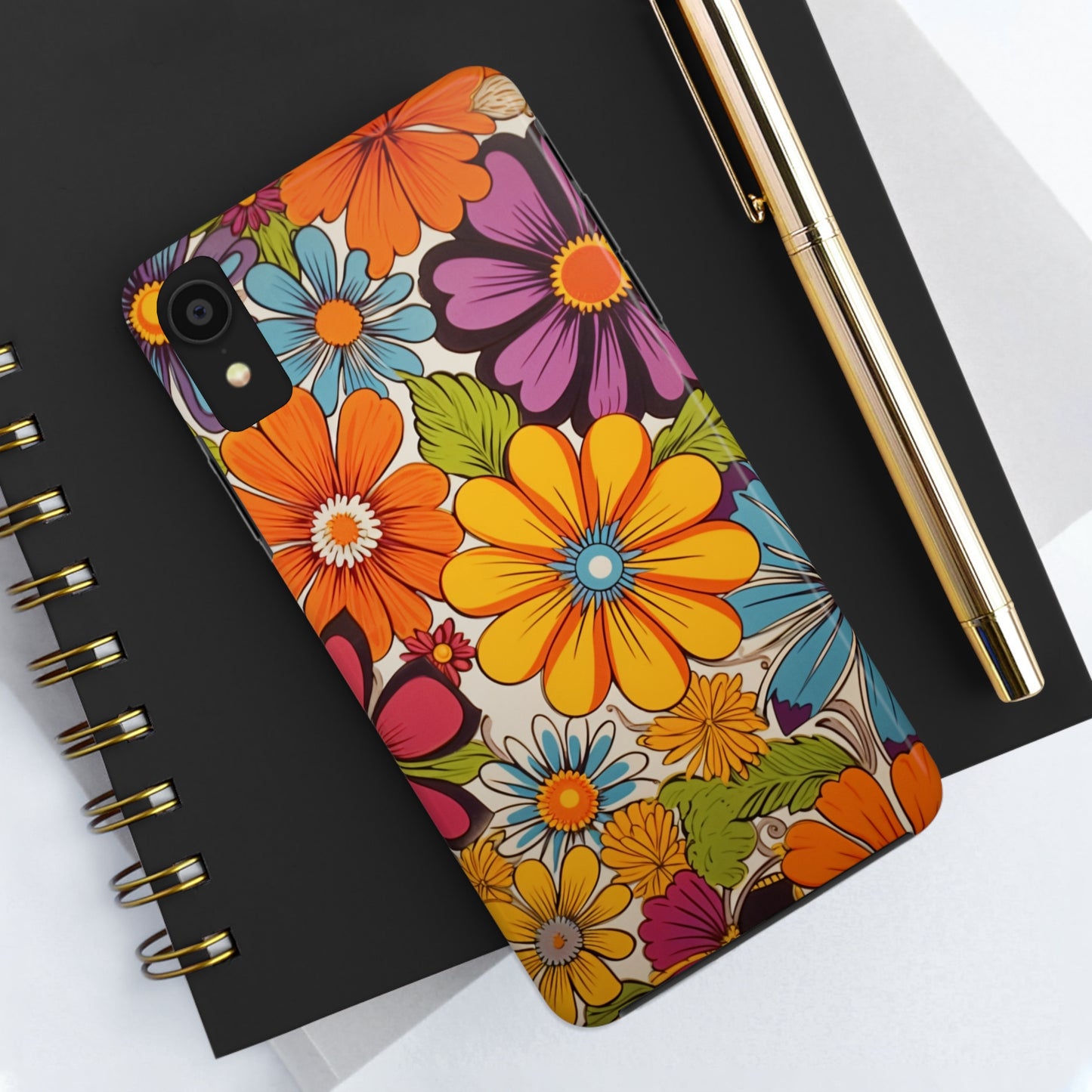 Groovy Garden: Trippy Hippie Psychedelic Floral Delights | Tough iPhone Case