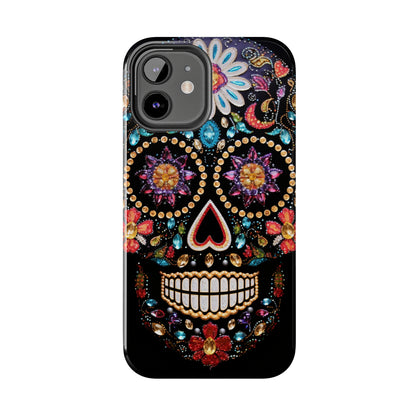 Sugar Skull iPhone Case | Dia de los Muertos Design for Apple iPhone | Halloween Aesthetic