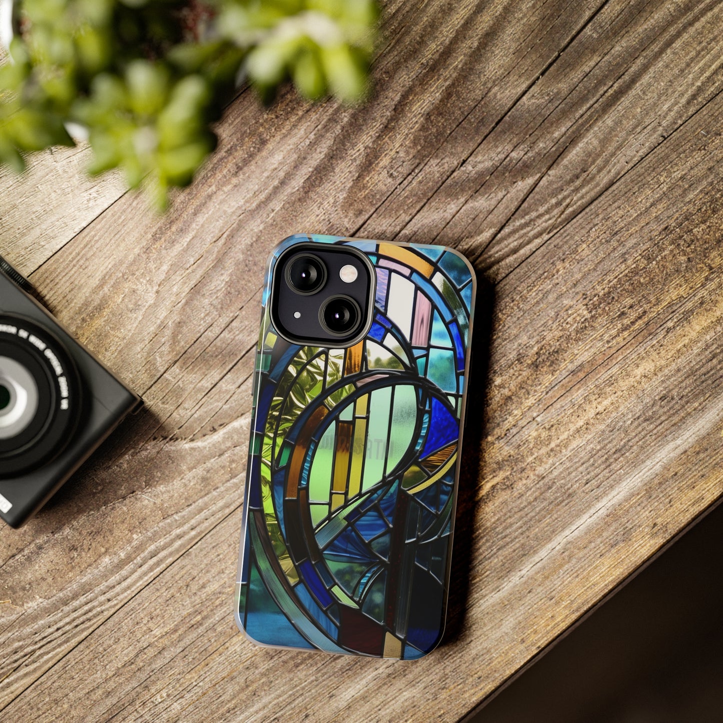 Stained Glass Floral: Art Deco Delight | Boho Chic Tough Case for iPhone & Samsung Galaxy Models