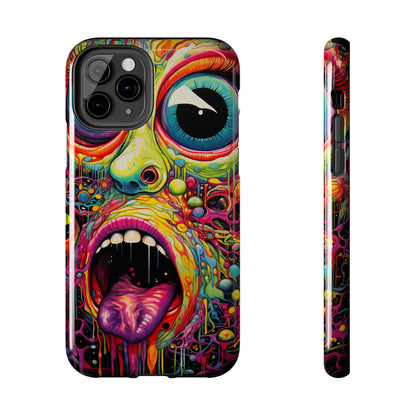 Trippy Hippie Acid Drop: Vibrant Swirls & Dazzling Colors | Tough iPhone Case