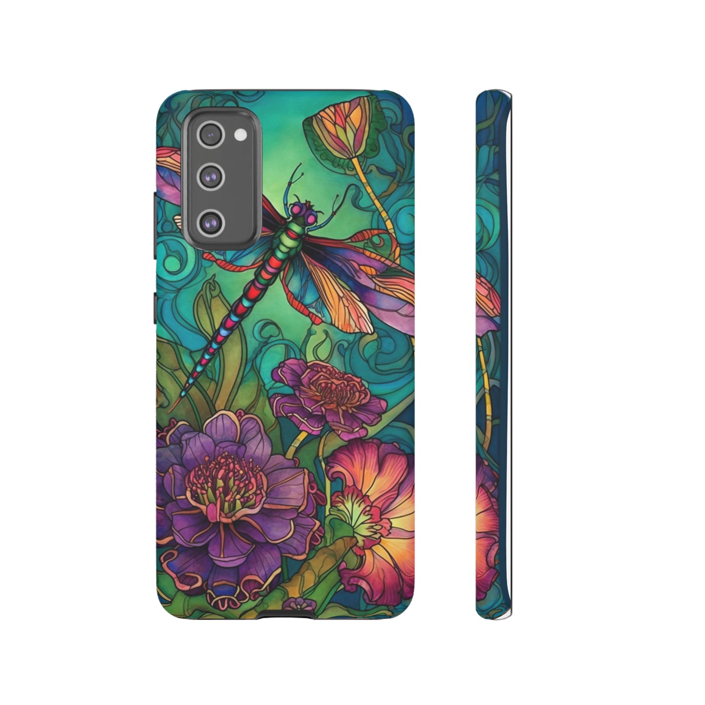 Art Nouveau Dragonfly - A Timeless Symbol of Elegance for Google Pixel, iPhone, and Samsung Cases