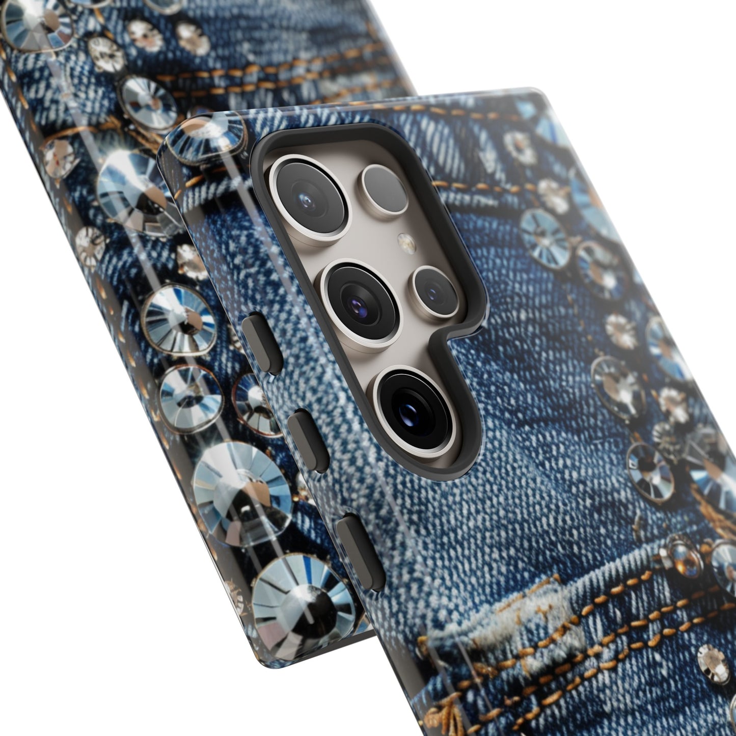 Blue Jean Queen Rhinestone Bling Phone Case