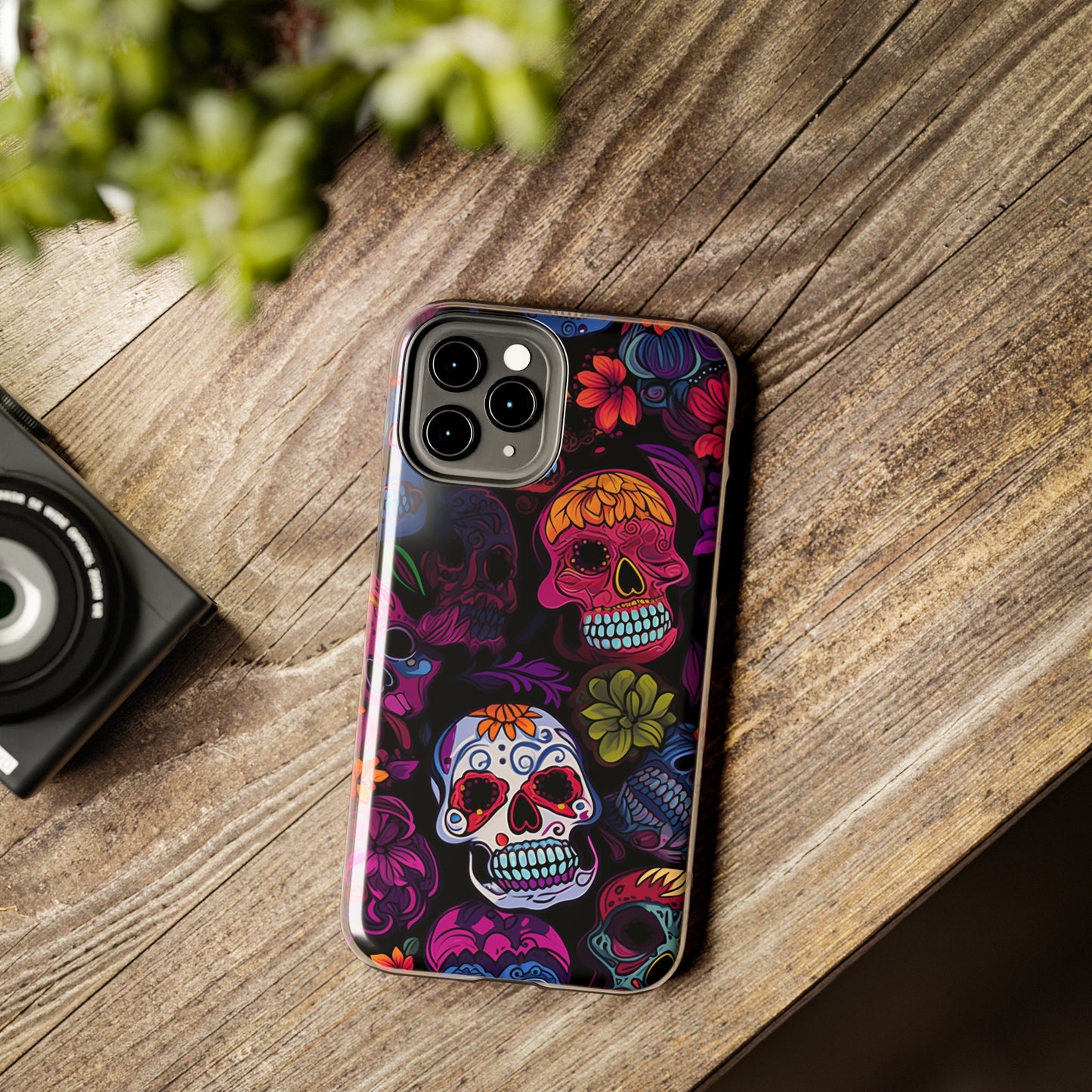 Sugar Skull iPhone Case | Day of the Dead Inspired Design for Halloween