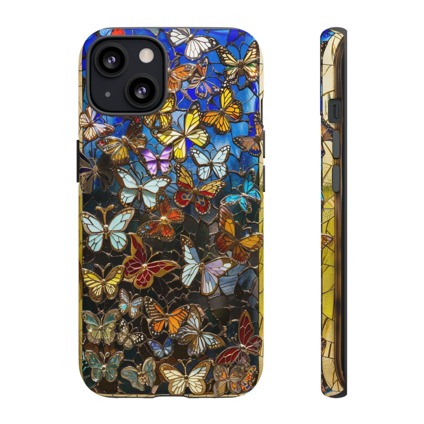 Butterfly Flower Garden Painting Phone Case