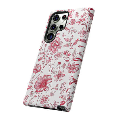 Pink Floral Wildflower Phone Case