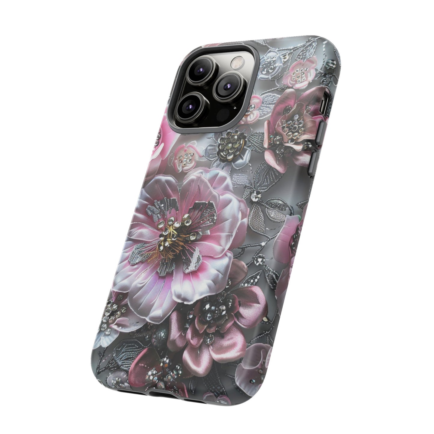 Coquette Aesthetic Floral Art iPhone 15 Case