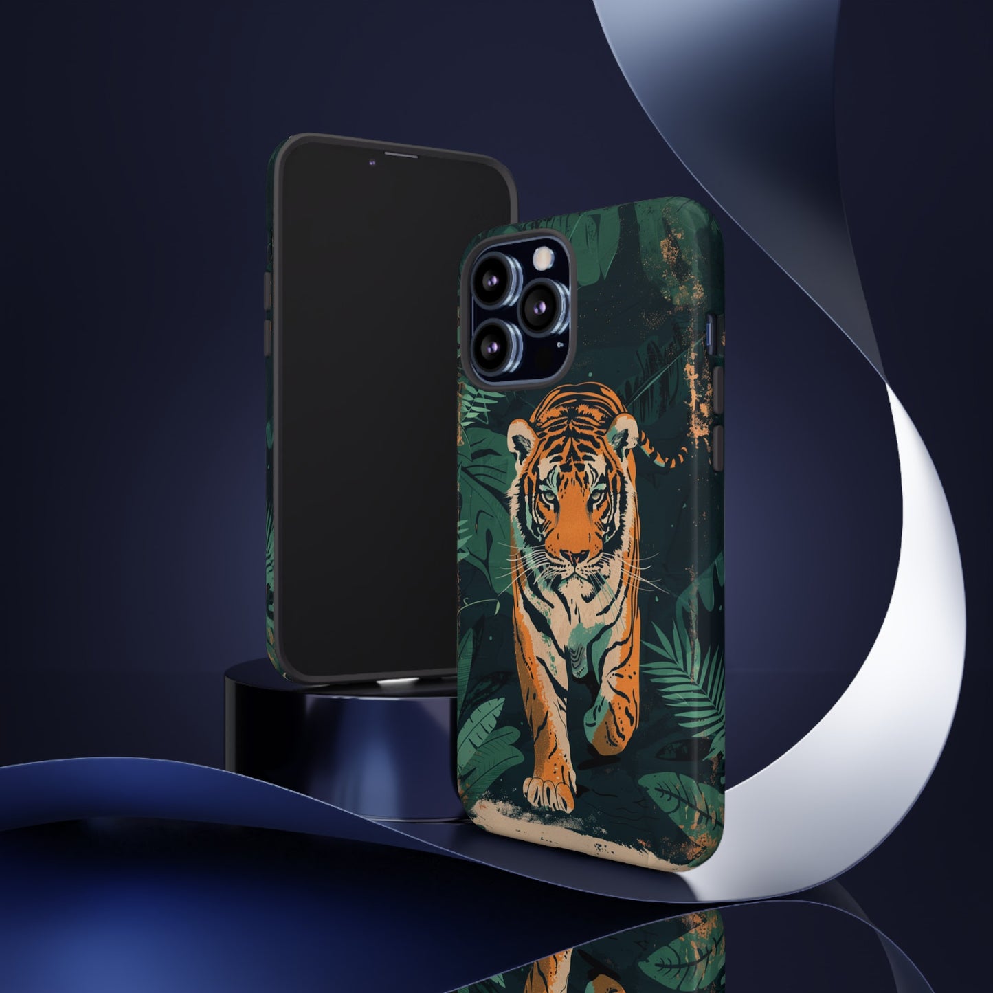 Retro Jungle Tiger Phone Case