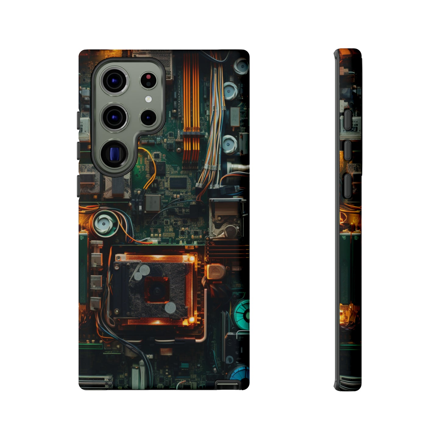 Circuit Board Themed Tough Phone Case