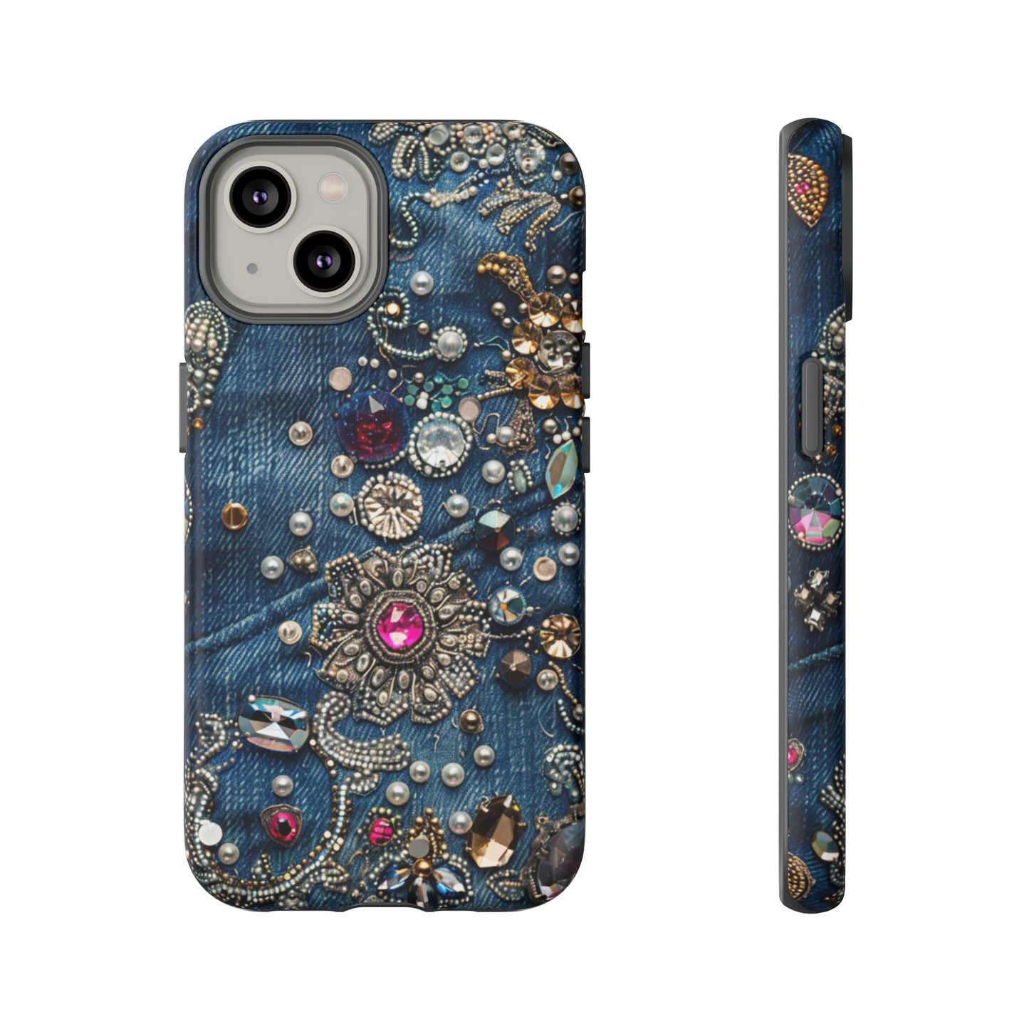 Blue Jean Queen Rhinestone Bling Phone Case