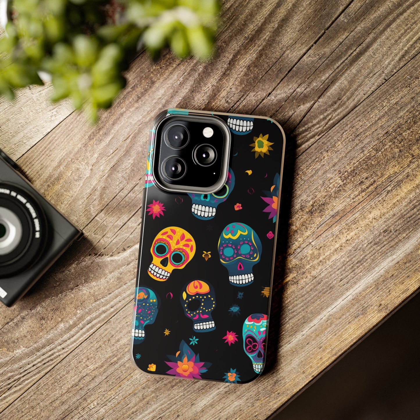 Sugar Skull iPhone Case | Day of the Dead Elegance for Apple iPhone Models