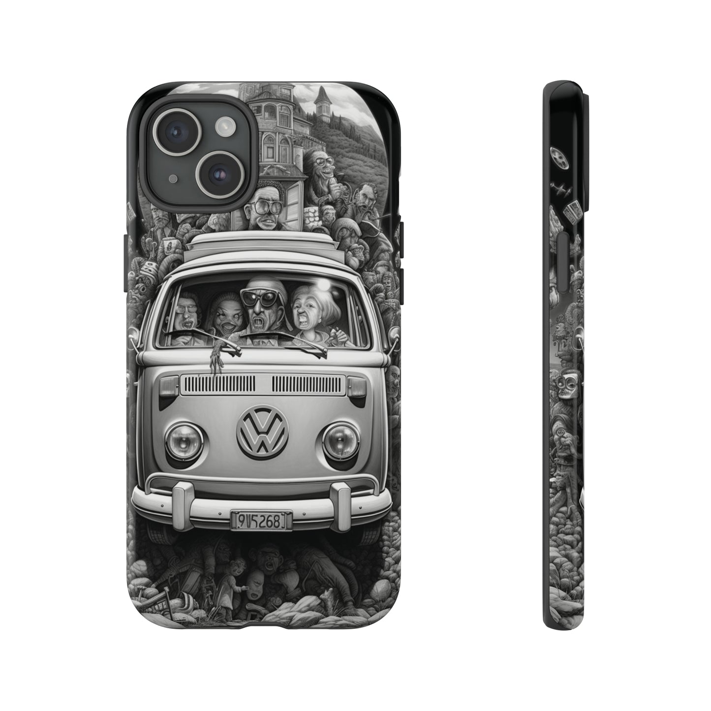 Vintage VW Camper Van iPhone Case