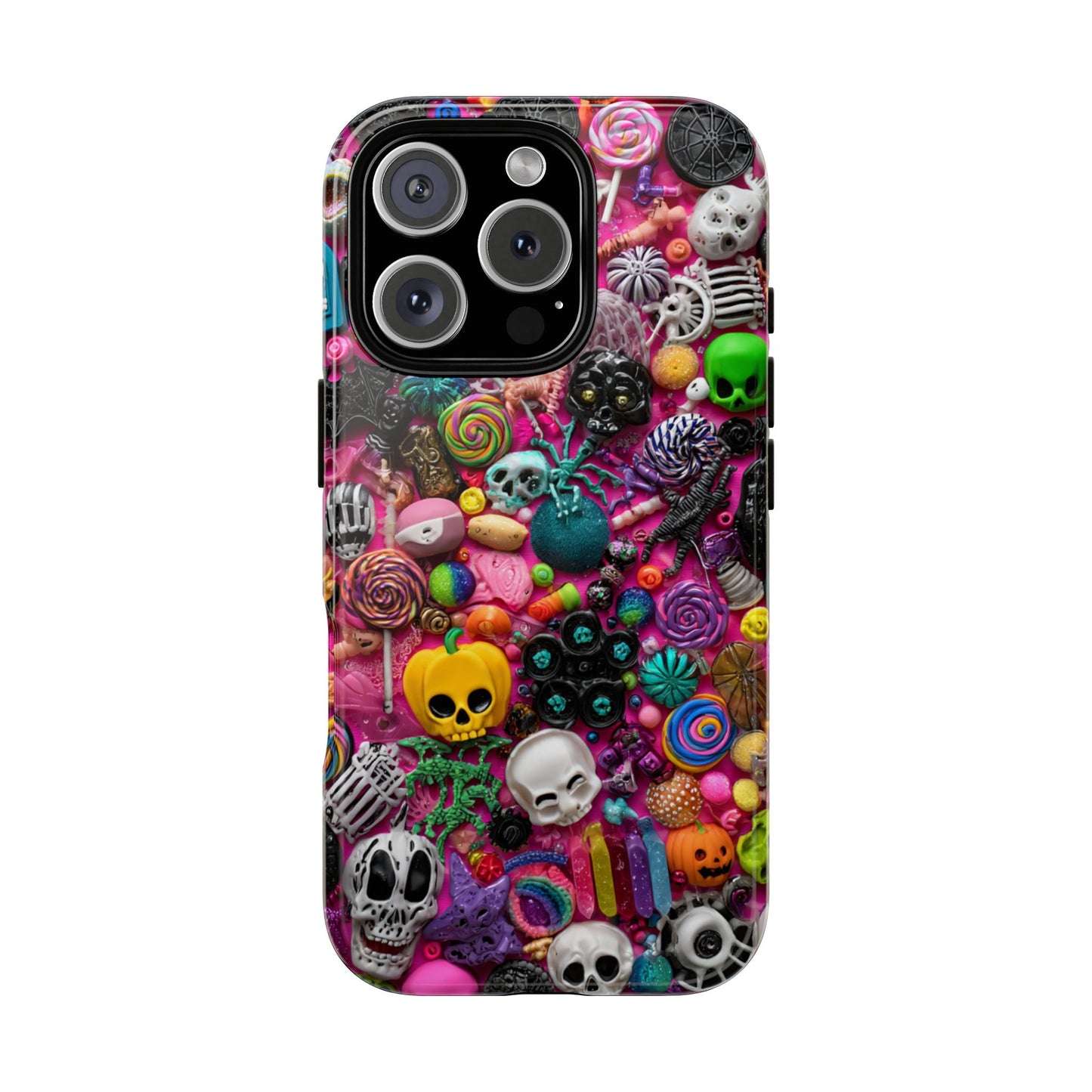 Spooky Phone Case, Candy Gothic Alt Punk Junk