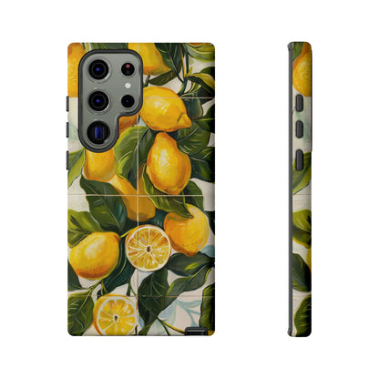 Mediterranean Lemon Italian Tile iPhone 14 Case