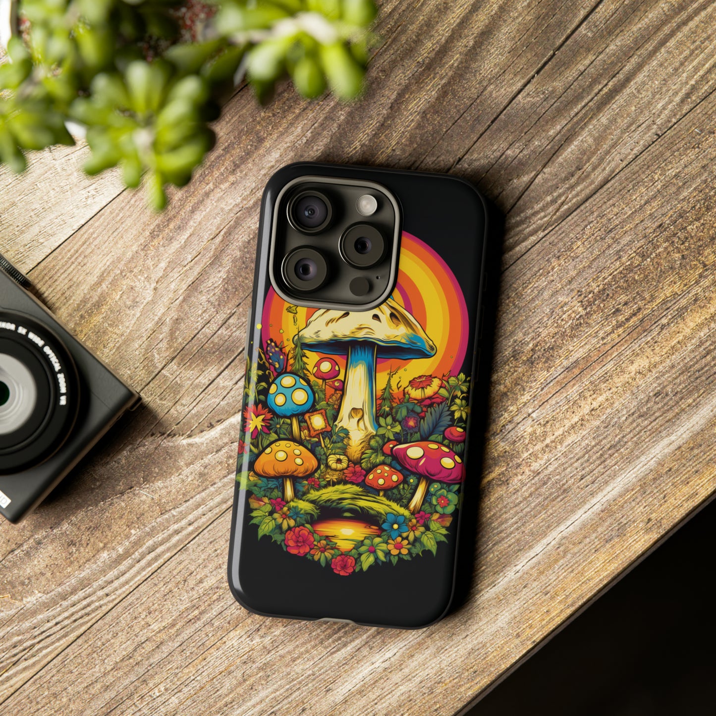 Psychedelic Art Mushroom Phone Case