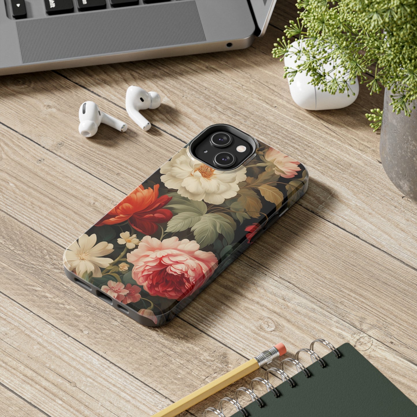 Vintage Floral Aesthetic iPhone Case