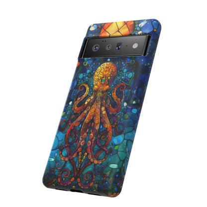 Octopus Stained Glass Undersea Magic Phone Case