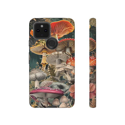 Vintage Illustration Mushroom Collage Phone Case