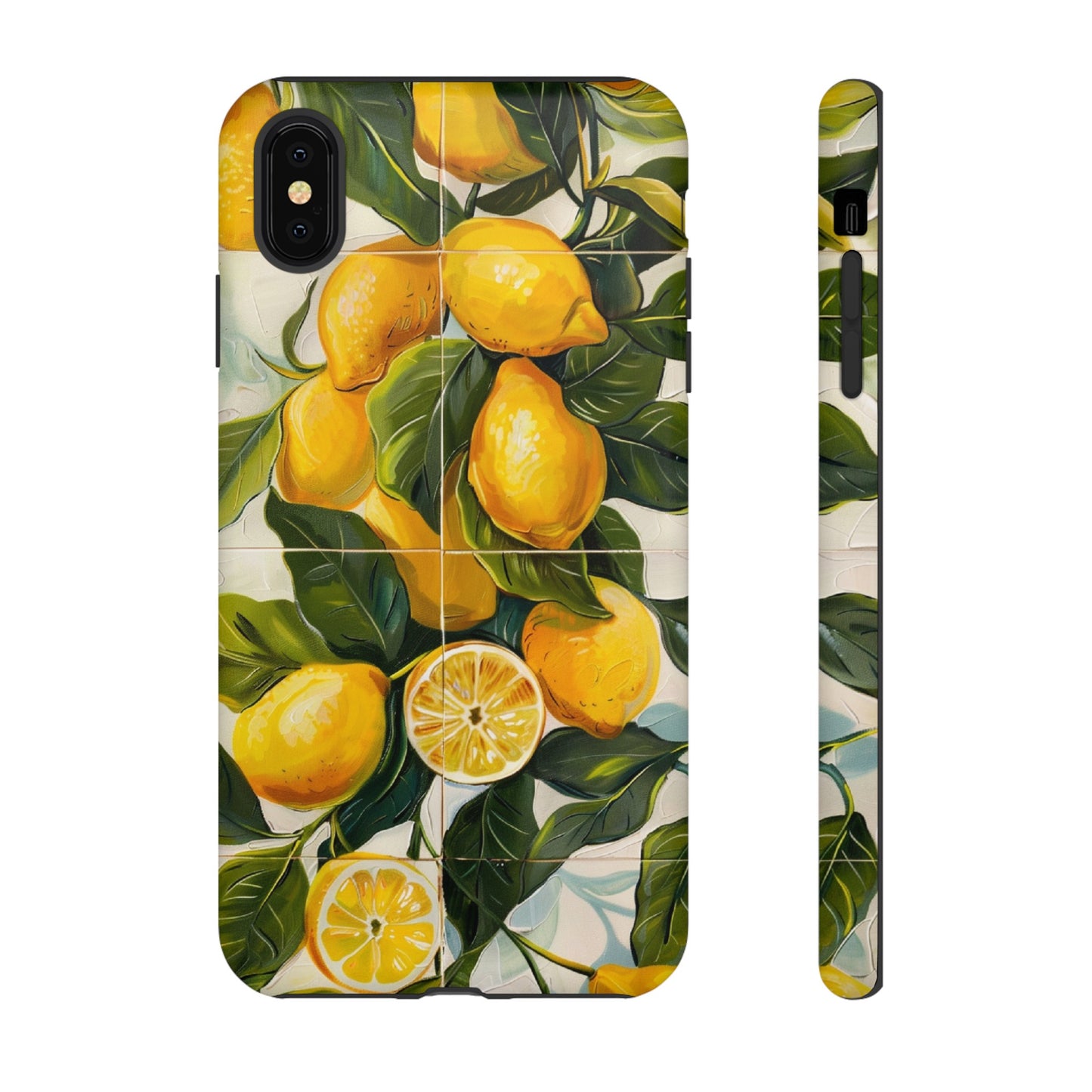 Mediterranean Lemon Italian Tile iPhone 14 Case