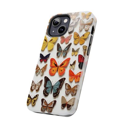 Elegant Embroidery: Delicate Butterfly iPhone Case – Crafted with Precision