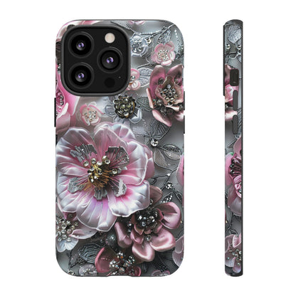 Coquette Aesthetic Floral Art iPhone 15 Case