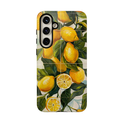 iPhone SE case with Mediterranean design