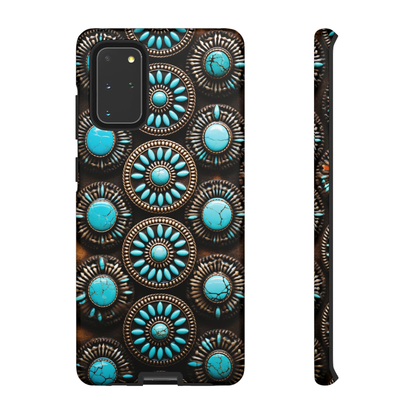 Vintage Navajo Native American Turquoise Concho Phone Case