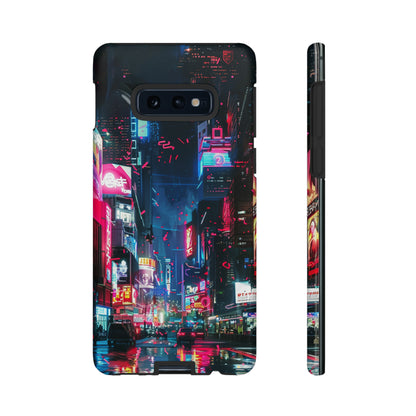 Cyberpunk Tokyo Cityscape Phone Case