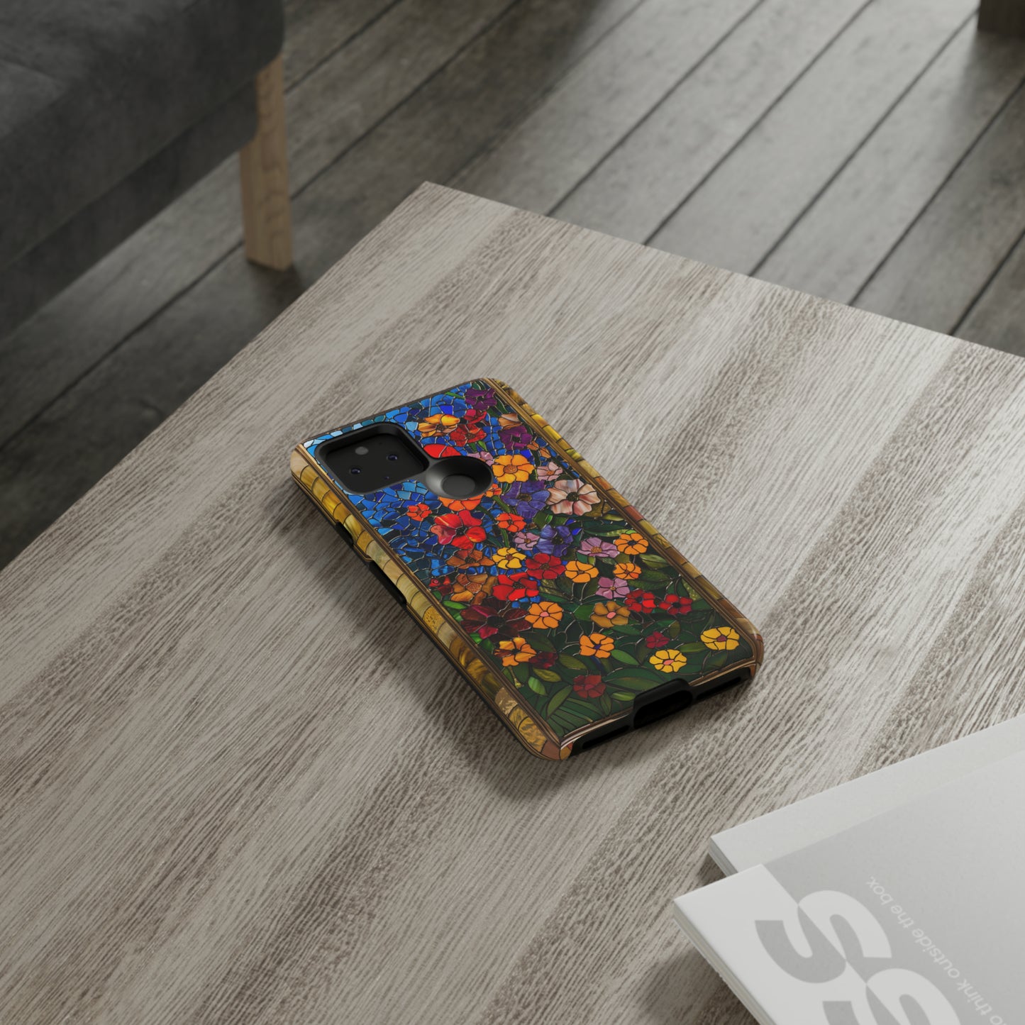 Gustav Klimt Style Flower Garden Painting Phone Case for iPhone 15, 14, Pro Max, 13, 12 & Samsung Galaxy S23, S22, S21, Google Pixel