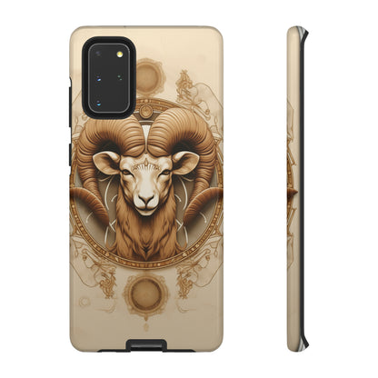 Aries Astrology Stained Glass Phone Case