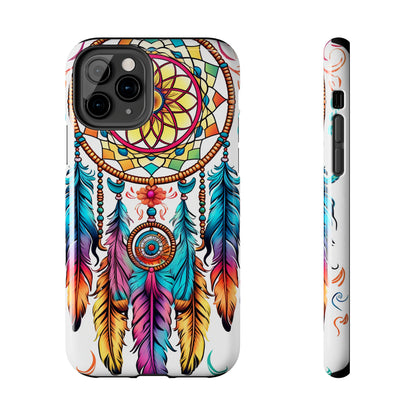 Psychedelic Native American Dreamcatcher iPhone Case | Fusion of Art and Cultural Heritage