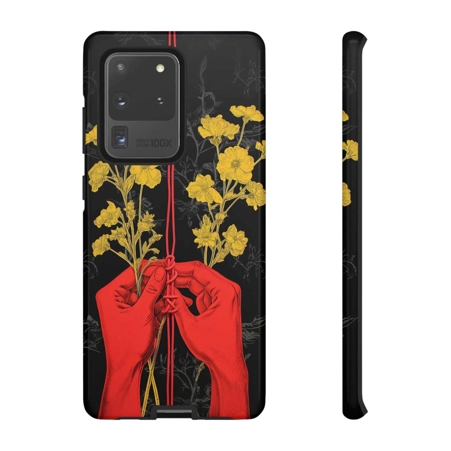 We Are All Connected Floral Phone Case