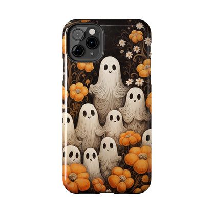 Ghostly Greetings: "Boo Trick or Treat" | Spooky Halloween Spirits iPhone Case