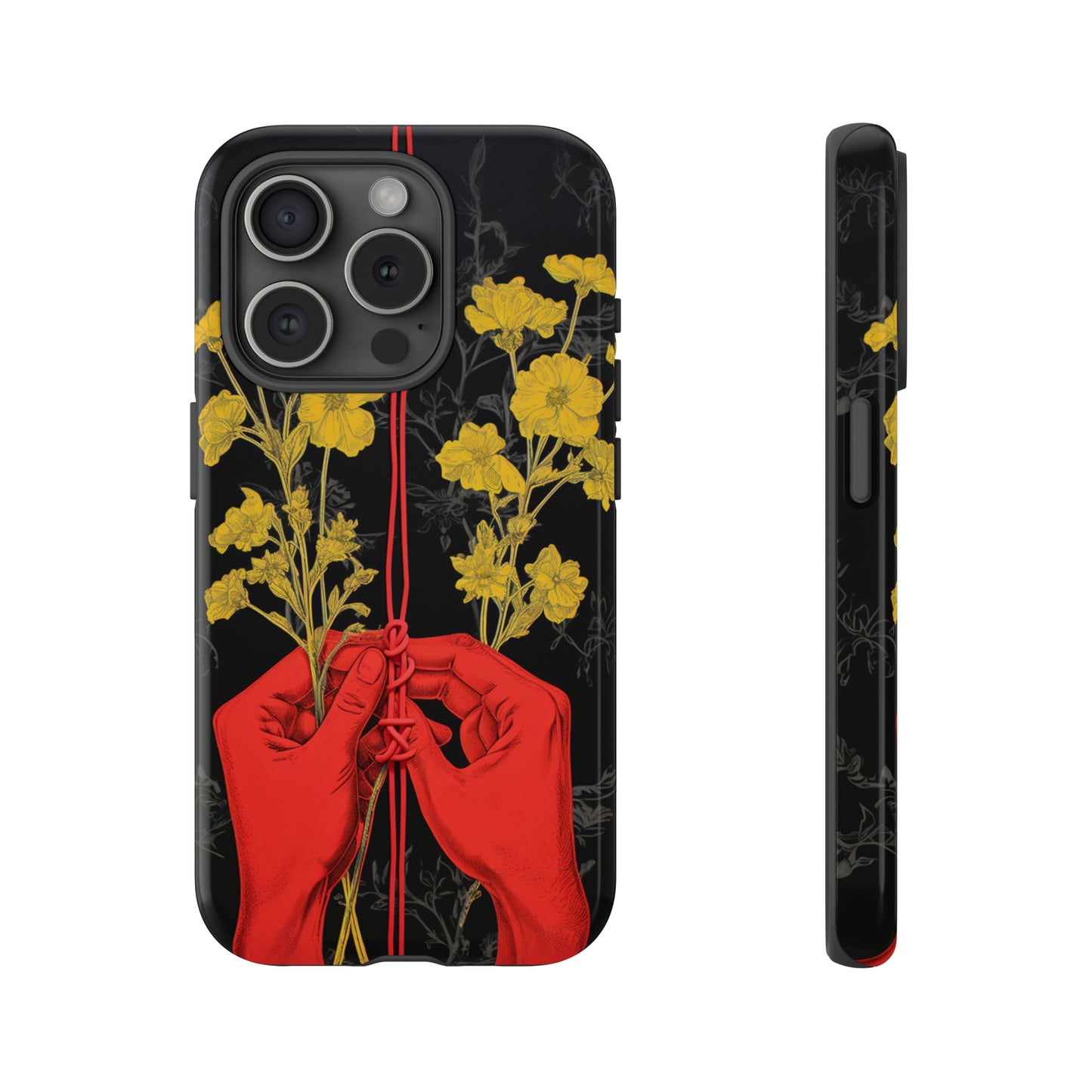 We Are All Connected Floral Phone Case