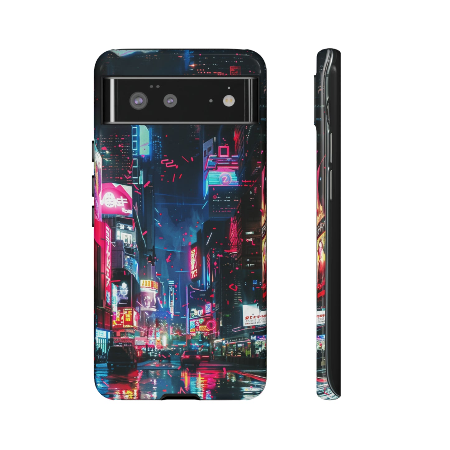 Cyberpunk Tokyo Cityscape Phone Case