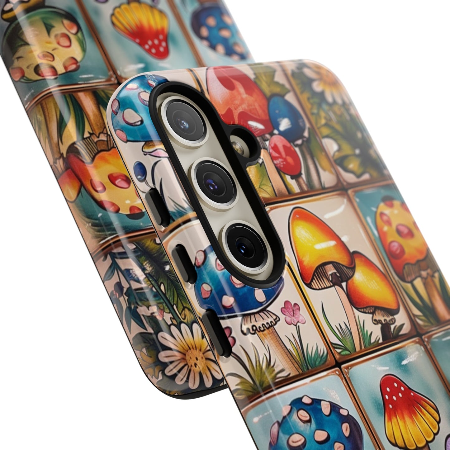 Magic mushroom abstract art phone cover for Samsung Galaxy S24