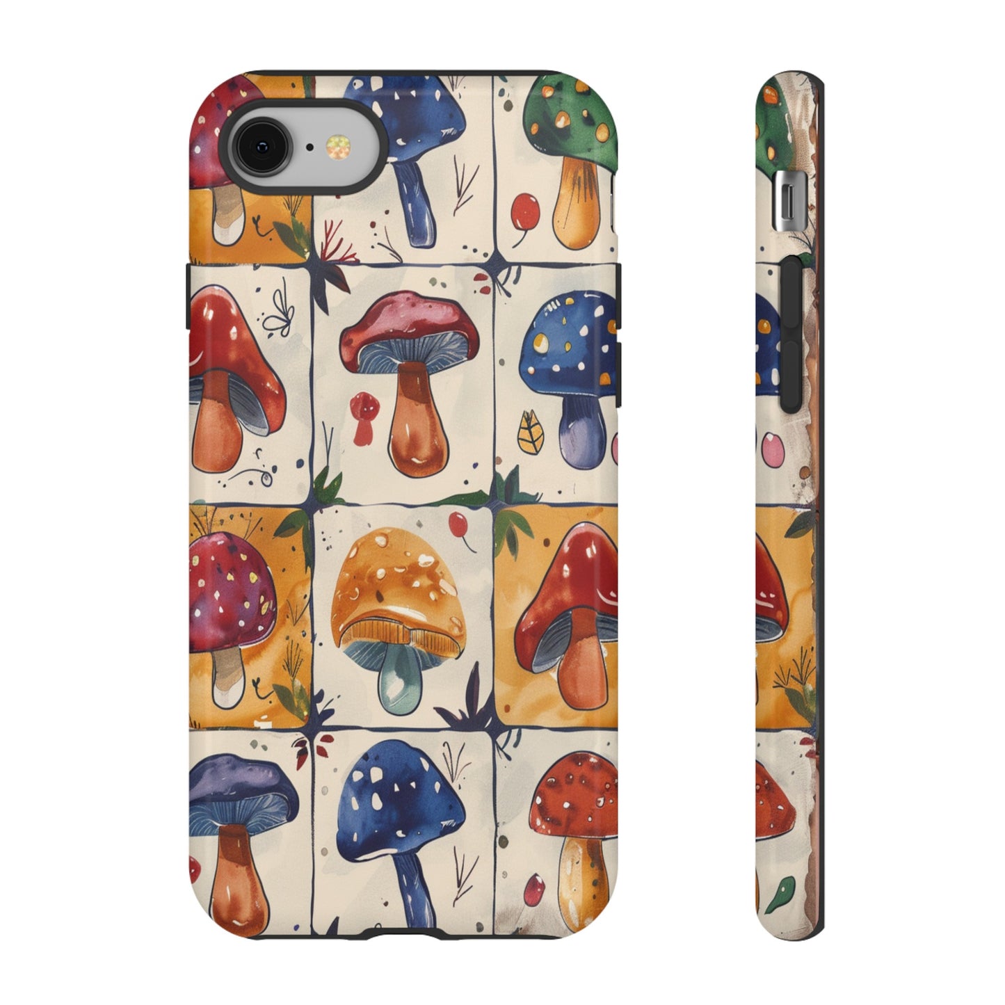 Trippy Magic Mushroom Toadstools Phone Case