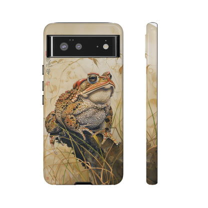 Toad on a Branch Japanese Style Art Painting Phone Case