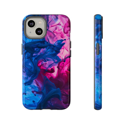 Magenta and Blue Color Explosion Phone Case