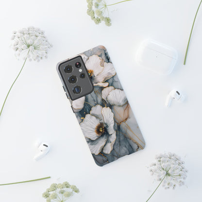 Flowers and Gold Phone Case