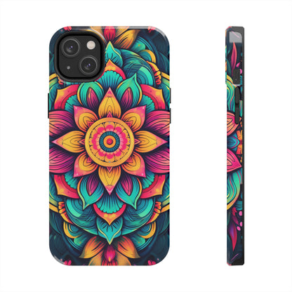 Cosmic Harmony: Rainbow Mandala | Spiritual Symmetry iPhone Case